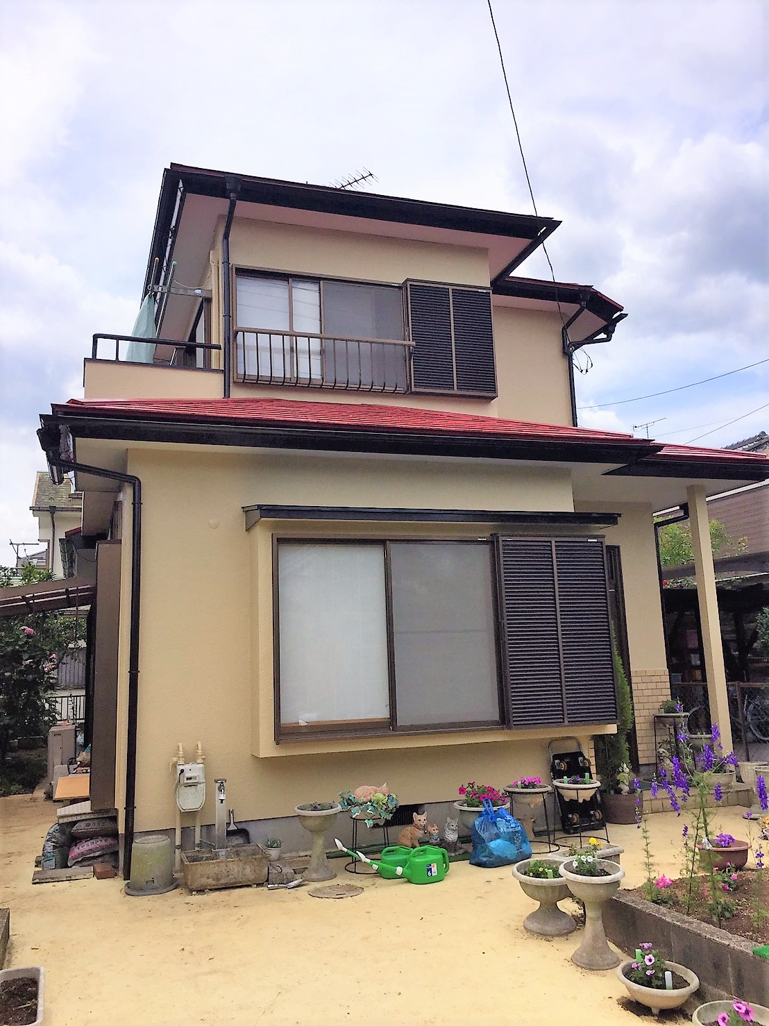千葉県茂原市下永吉　屋根の塗り替え　・外壁の塗り替え