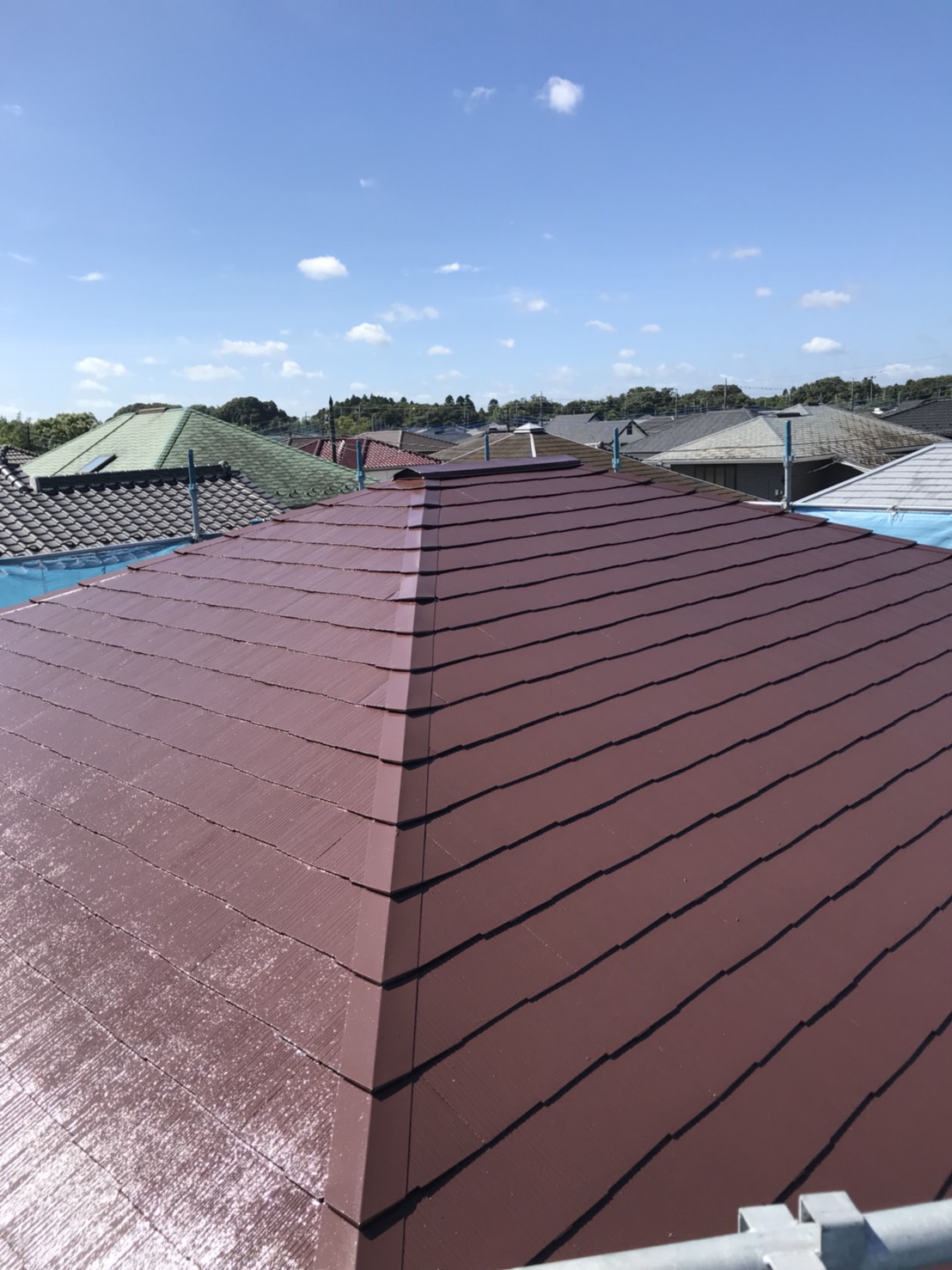 千葉県茂原市緑ヶ丘　屋根の塗り替え・壁の塗り替え